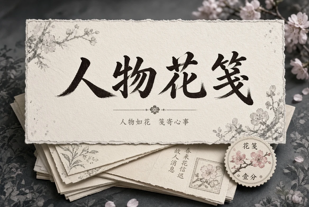 人物花笺栏目插图
